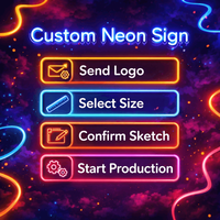 Enseigne LED personnalisée pour festival, enseignes néon en acrylique, diffuseur LED en silicone, enseigne lumineuse LED, enseigne néon stylée pour anniversaires