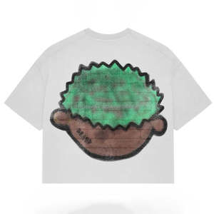 Personalizado de peso pesado 100% algodón de los hombres Boxy Fit camiseta de secado rápido recortada Oversize Hip Hop Streetwear Light Feature Short Gym - Product Image 3