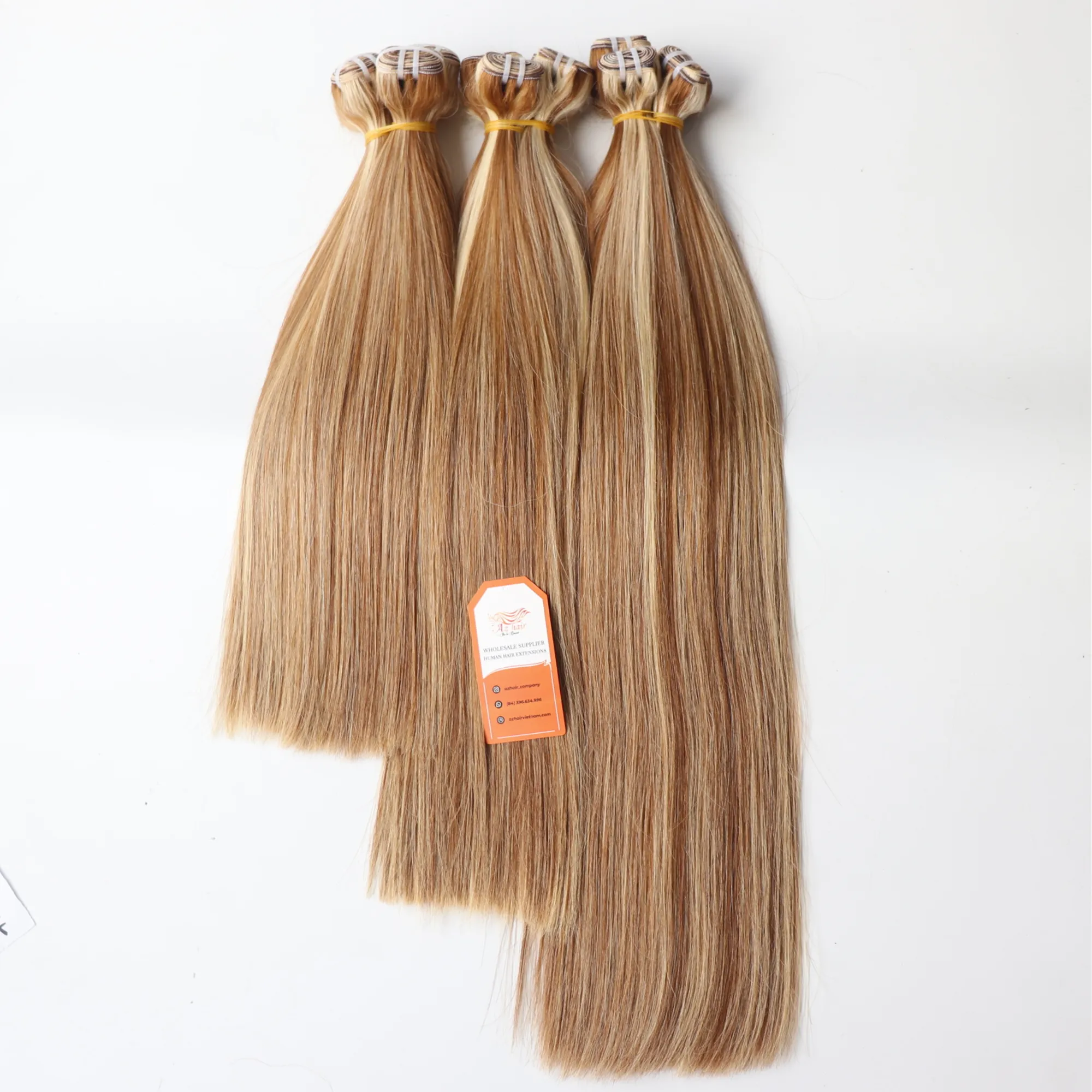Weft Hair Extensions Straight Cheap Remy Human Hair Double Drawn With Best Wholesale Price Factory