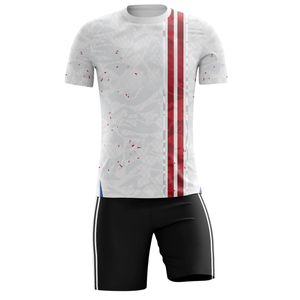 Uniformes de Fútbol Transpirables de Secado Rápido para Adultos Unisex, Sublimación Personalizada, Ecológicos, 100% Poliéster, Kits de Fútbol de Manga Corta - Product Image 2