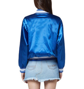 Veste universitaire de haute qualité respirante pour femmes, logo personnalisé sur le devant, style streetwear, prix de gros - Product Image 2