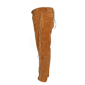Wholesale Cheap Price Leather <b>Pants</b> Water Proof Breathable Suede Suede Leather <b>Pant</b> for Adults - Product Image 3