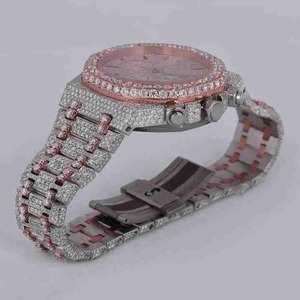 Reloj de Lujo para Hombre con Diamantes Cultivados en Laboratorio VVS, Acero Inoxidable, Reloj Inteligente de Moda con Pantalla Inteligente y Cristal - Product Image 2