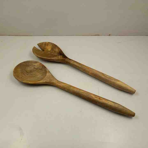 Cucharas de Madera Ecológicas Hechas a Mano, Servidor de Ensaladas con Espejo para el Hogar, Hotel, Restaurante, Utensilios de Cocina, Vajilla - Product Image 6