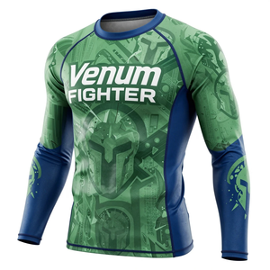 Rashguard Venum Fighter de Alta Calidad, Manga Larga, Ligero y Elástico, Proveedor de Ropa Deportiva al por Mayor, Rashguard Venum Fighter - Product Image 1