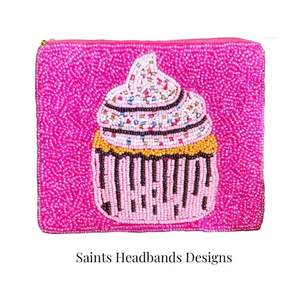 PromotionFashion Handwork Broderie Perlée Or Rouge Menthe Couleur Feuille Porte-Monnaie Élégant Fantaisie Designer Premium Pour Fille - Product Image 2