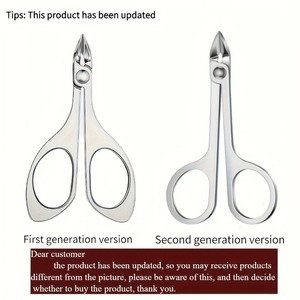 Professional Manicure <b>Cuticle</b> Scissors Stainless steel Nail <b>Cuticle</b> Clippers <b>Trimmer</b> Dead Skin Remover Manicure Pedicure Cutter - Product Image 6