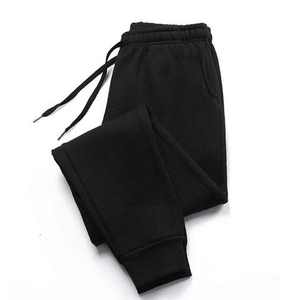 Pantalones de chándal originales de lona de peso medio para mujer, pantalones de chándal de 30 \ "con entrepierna, bolsillos con cierre de cintura elástica para invierno - Product Image 4