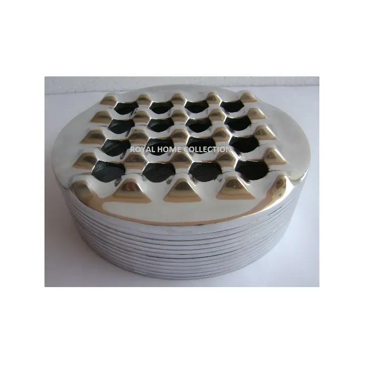 hot sale Ashtray Heat Resistant Customize Cigarettes Ash Tray Round Unbreakable Metal Ashtray cheap price