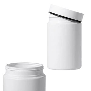 Vente chaude Récipient alimentaire en plastique HPDE blanc 500ml forme ronde Personnalisation fabricant au Vietnam - Product Image 2