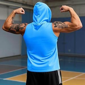 Vente en gros OEM débardeurs gris de haute qualité avec logo personnalisé pour hommes gilets côtelés débardeur respirant décontracté fabriqué par vêtements de sport - Product Image 4