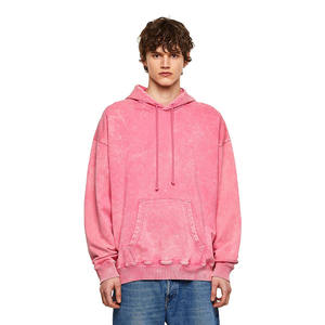 Services OEM Sweats à capuche délavés à l'acide pour hommes qualité supérieure prix bon marché logo propre installations imprimées pour les sweats à capuche délavés à l'acide pour hommes - Product Image 1