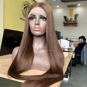 Perruques coupe couche d'extension de cheveux humains Remy couleur naturelle 100% du Vietnam perruques de haute qualité - Product Image 1