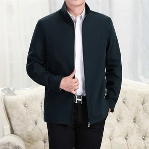 2024 hommes Simple fermeture éclair Baseball manteau nouvelle entreprise Bomber veste col montant grande taille 4XL haute rue coton toile hiver - Product Image 6