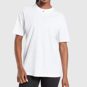 T-shirts originaux de haute qualité 2026, coupe ample, design promotionnel, mélange polyester/coton, surdimensionnés pour hommes, logo personnalisé - Product Image 1