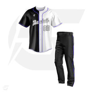 2025ชุดเครื่องแบบทีมเบสบอลใส่สบายสไตล์ใหม่ชุดเครื่องแบบทีมเจอร์ซี่กางเกงดีไซน์ตามสั่ง - Product Image 5