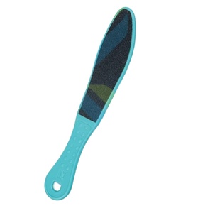 Lima y raspador de callos de doble cara con mango de plástico para pedicura, raspador de talones, herramienta de pedicura B-EBT-217 - Product Image 1