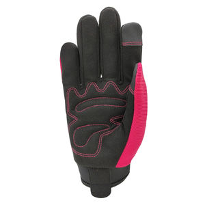 ถุงมือทำสวนสำหรับผู้ใหญ่ถุงมือสวมมือเพื่อความปลอดภัยในสวนสีชมพูพิมพ์โลโก้ได้ตามต้องการ - Product Image 5