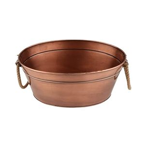 Prix le moins cher Baignoire à boissons galvanisée pour les fêtes Seau à glace en acier inoxydable pour les fêtes Seau à boissons - Product Image 2