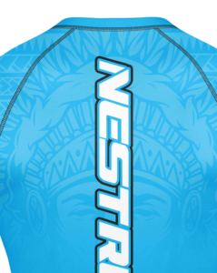 Long Sleeve Mens BJJ MMA <b>Compression</b> <b>Shirt</b> Rashguard UPF50 Anti-Bacterial OEM Customizable - Product Image 4