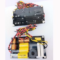 Enceinte audio passive de scène 12 pouces avec 2 tweeters, filtre de crossover pour aigus et basses, et diviseur de fréquence pour haut-parleurs