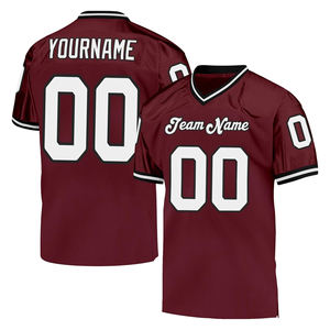 Maillot de Football américain par sublimation personnalisé de haute qualité maillot d'entraînement d'épaule rembourré uniforme de vêtements de sport d'équipe à manches courtes - Product Image 1