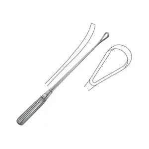 BUMC-curetas uterinas de 28mm, instrumentos quirúrgicos y ginecológicos Blunt, 30-31 cm - Product Image 1