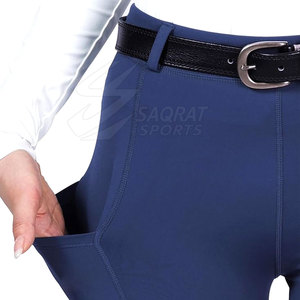 Pantalones de Equitación para Mujer con Tela Elástica Cómoda, Pantalones de Montar a Caballo Personalizados con Diseño de Asiento Completo - Product Image 5