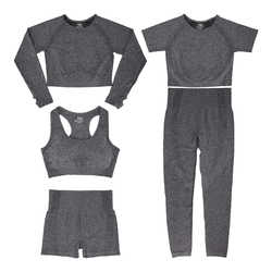Women's Summer Highly-Elastic Sleeveless Yoga Suit High Waist Sportswear Gym Wear Fitness Sets Solid Pattern Plus Size Features
