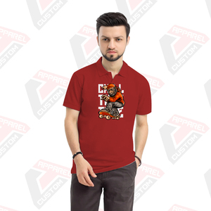 Camisa Polo Premium para hombre, cómoda y elegante con telas ecológicas de pana Batik vaquera para el verano - Product Image 2