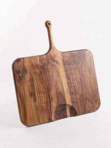 Tabla de cortar de madera de acacia duradera de calidad de jardín con mango, paleta Perfecta para servir queso y tabla de cortar - Product Image 2