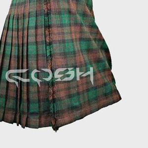 Premium Tartan Scottish Kilt Traditional Brown Watch Tartan Kilt With Dual <b>Buckle</b> <b>Straps</b>, Utility Kilts Supplier - Product Image 4