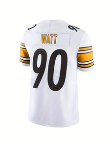 Camiseta de verano 2024, camiseta de rugby de EE. UU. NO 90 vatios, ropa de hombre con estampado, camiseta de fútbol americano, uniforme de entrenamiento clásico de tendencia 24 25 - Product Image 3