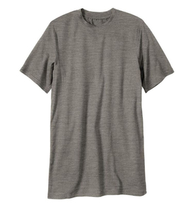 เสื้อยืดผู้ชายพิมพ์โลโก้เองได้ ทรงหลวม คอวี สีฟ้า Glacier Blue ผ้าฝ้ายแท้ 100% ป้องกันขนร่วง - Product Image 6