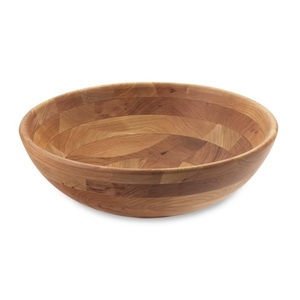 Ensaladera de madera de lujo Cuenco de sopa hecho a mano de calidad premium Clásico elegante Venta al por mayor Nuevo cuenco de madera para servir - Product Image 5
