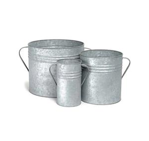 Maceta de Metal de diseño elegante para uso en el hogar y el jardín, maceta de tamaño personalizado hecha a mano al por mayor a granel - Product Image 1