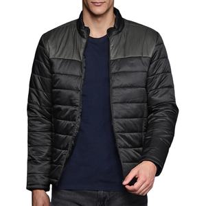 Blouson Bomber d'Hiver Personnalisé Imprimé Streetwear à Capuche Imperméable Réversible avec Logo Avant Homme Élégant Noir Softshell - Product Image 1
