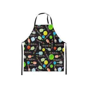 Dernier modèle Tablier de cuisine brodé professionnel en pur coton 100% avec logo personnalisé - Product Image 4
