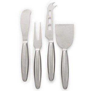 Elegant Royal Light Color <b>MOP</b> <b>Handle</b> Gold Tone Polished Cheese Set Flatware Set Stainless Steel Butter Spreader & Slicer - Product Image 5