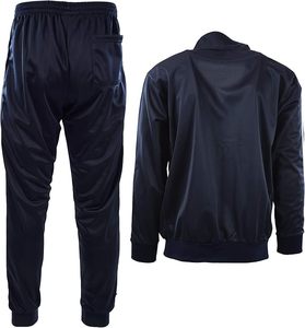 Ensemble de survêtements d'hiver unisexe à motif solide et personnalisé, 2 pièces - Product Image 4