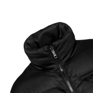 Chaquetas acolchadas de talla grande para hombre, cremallera completa, cuello levantado, manga larga, ropa informal, chaqueta acolchada a prueba de viento con OEM - Product Image 2