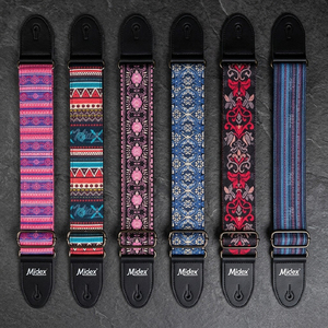 Juego de 6 Correas de Guitarra Midex GSR-35 Tejidas con Diseño Personalizado - Product Image 1