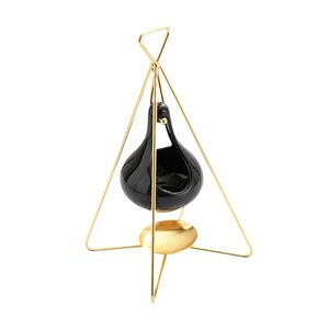 Silver Gold Metal Incensory <b>Burner</b> for Aromas Agarwood Wood with Sandalwood Scent Boxed Thusile - Product Image 2