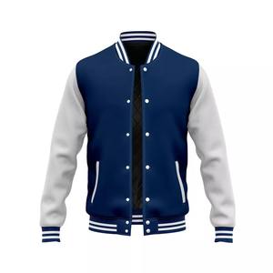 Veste d'université personnalisée chenille serviette broderie zip up polaire coton lettrage basketball veste d'université hommes nouveau OEM couleur personnalisée - Product Image 2