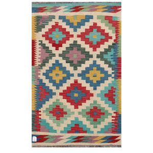 Alfombras Imaco Maimana, Alfombra Kilim Afgana, 159 x 98 cm, Alfombras y Juegos de Alfombras - Product Image 1
