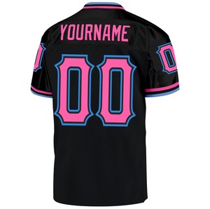 Maillot de football rétro personnalisable pour hommes - Manches courtes 100% polyester Impression par transfert thermique Grande taille Personnaliser le nom de l'équipe - Product Image 5