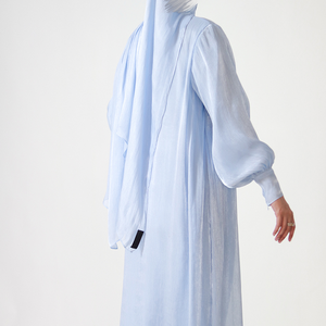 Nouveau design moderne Khimar Abaya droite et modeste pour femmes musulmanes, ensemble de 2 pièces, robe de prière de Dubaï - Product Image 3