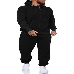 Chándal de la mejor calidad 100% algodón Fleece New Cuts and Sew Sudadera con capucha Pantalones de chándal y Sudadera con capucha Jogger Set - Product Image 4