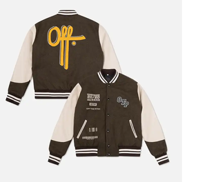 Vente en gros OEM ODM de vestes de baseball d'université avec logo personnalisé, veste pour femmes, vestes élégantes pour hommes, vestes d'hiver - Product Image 2