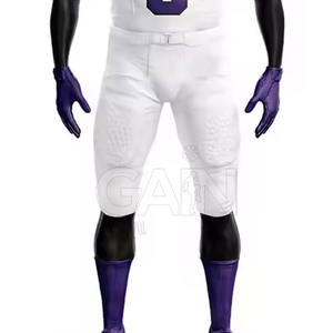 Tenues de football américain pour hommes de qualité supérieure, design 2025, respirantes, manches courtes - Product Image 5